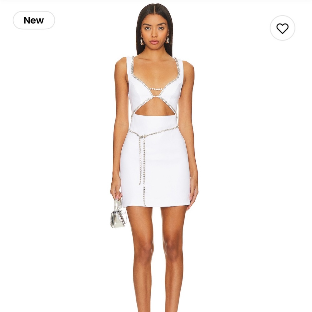 MAJORELLE Matteson White Mini Dress